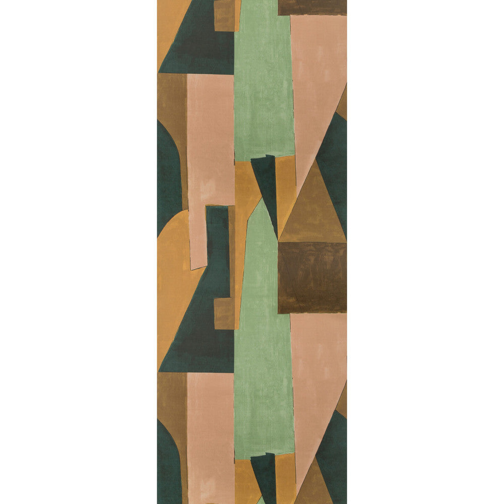 District Paper Tobacco by Groundworks Designer Wallcovering KELLY WEARSTLER WALLPAPERS V CELLULOSE - 60%;POLYESTER - 24%;MINERAL FILLERS - 12%;BINDER - 4% Italy Horizontal: 26.77 and Vertical: 42.18 26.77 - Swanky Fabrics -