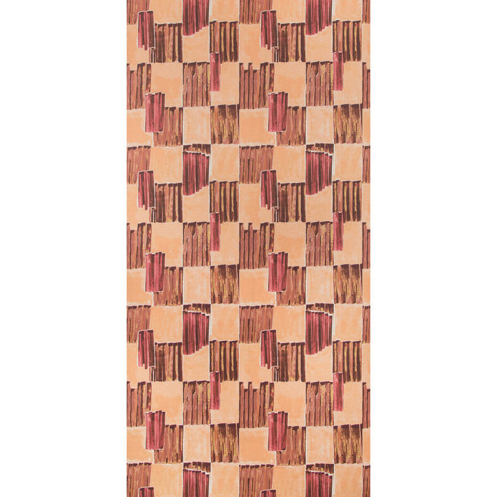 Lyre Paper Fiery by Groundworks Designer Wallcovering KELLY WEARSTLER WALLPAPERS V CELLULOSE - 60%;POLYESTER - 24%;MINERAL FILLERS - 12%;BINDER - 4% Italy Horizontal: 26.77 and Vertical: 17.56 26.77 - Swanky Fabrics -