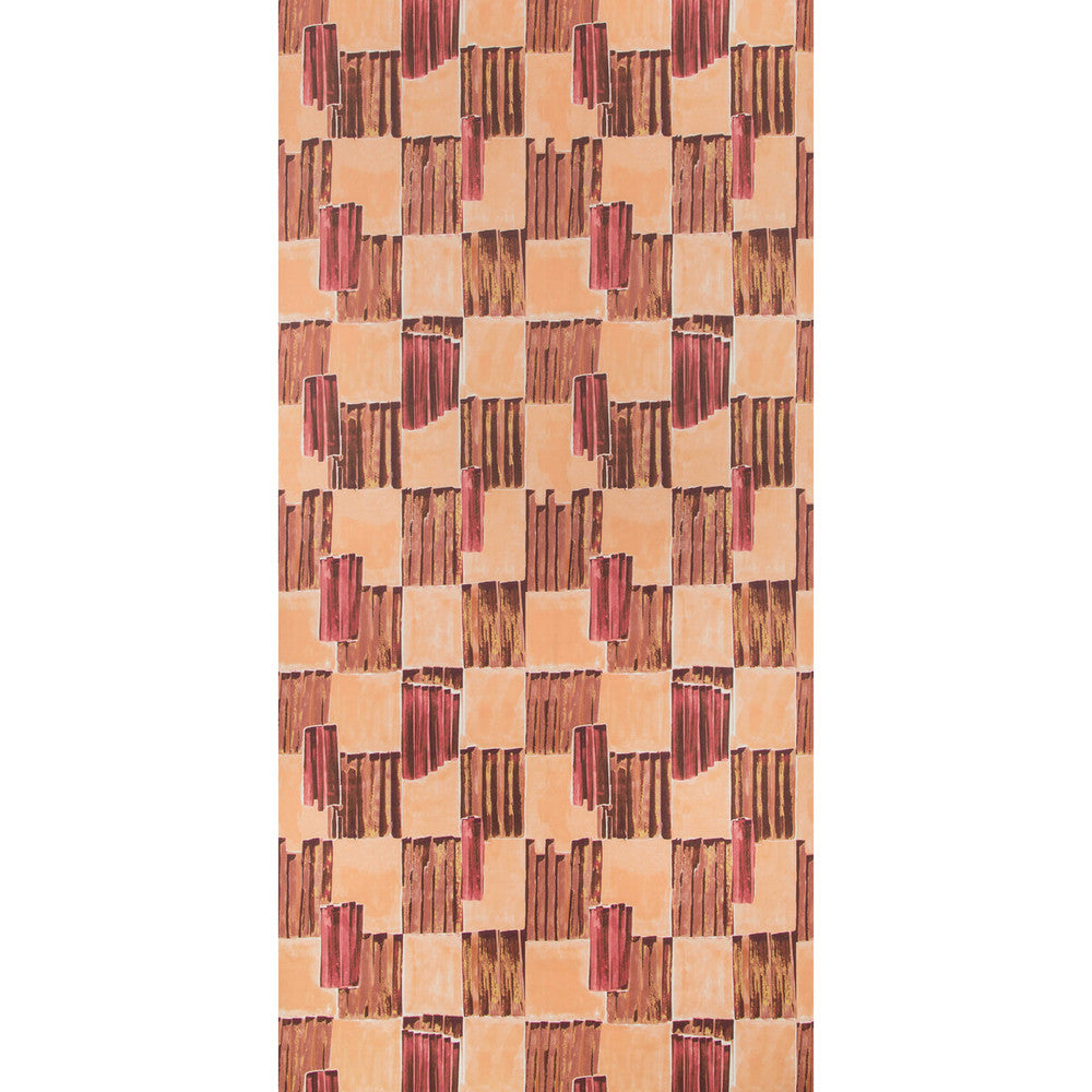 Lyre Paper Fiery by Groundworks Designer Wallcovering KELLY WEARSTLER WALLPAPERS V CELLULOSE - 60%;POLYESTER - 24%;MINERAL FILLERS - 12%;BINDER - 4% Italy Horizontal: 26.77 and Vertical: 17.56 26.77 - Swanky Fabrics -