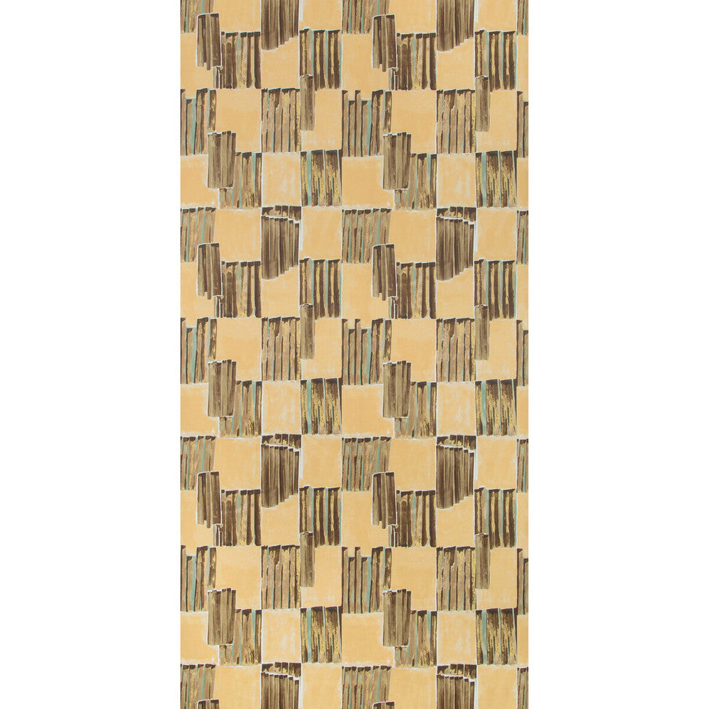 Lyre Paper Bronzed by Lee Jofa Modern Wallcovering Lee Jofa Modern Wallcovering Lyre Paper BronzedWallcovering KELLY WEARSTLER WALLPAPERS V CELLULOSE - 60%;POLYESTER - 24%;MINERAL FILLERS - 12%;BINDER - 4% Italy </p><p>Repeat: H: 26.77, V: 17.56 26.77 - Fabric Carolina -