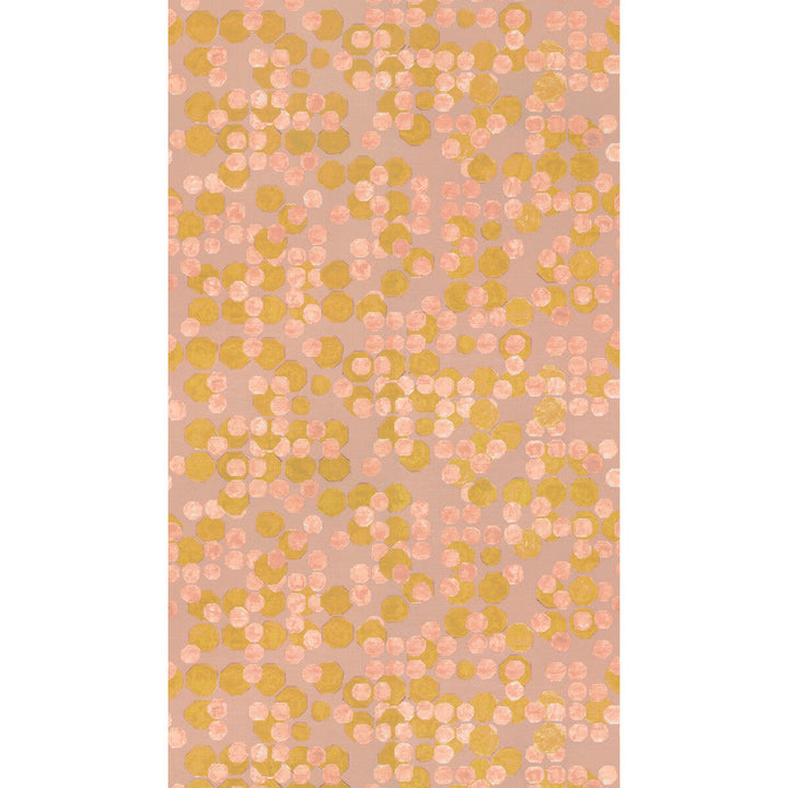 Hex Paper Aura by Groundworks Designer Wallcovering KELLY WEARSTLER WALLPAPERS V LINEN - 80%;ACRYLIC - 20% Italy - Horizontal: 34.25 and Vertical: 24.68 34.25 - Swanky Fabrics -