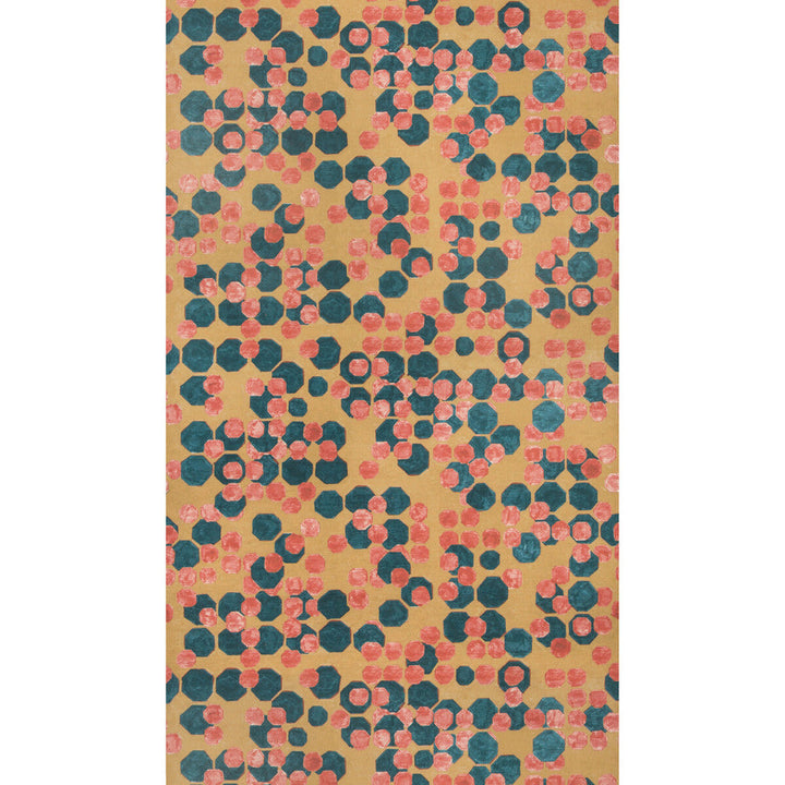 Hex Paper Arizona by Groundworks Designer Wallcovering KELLY WEARSTLER WALLPAPERS V LINEN - 80%;ACRYLIC - 20% Italy Horizontal: 34.25 and Vertical: 24.68 34.25 - Swanky Fabrics -