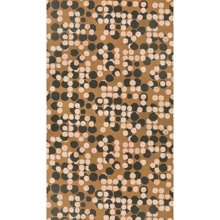 Hex Paper Coin by Groundworks Designer Wallcovering KELLY WEARSTLER WALLPAPERS V LINEN - 80%;ACRYLIC - 20% Italy Horizontal: 34.25 and Vertical: 24.68 34.25 - Swanky Fabrics -