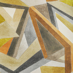 Lee Jofa Modern Wallpaper Roulade Paper Citron/Stone