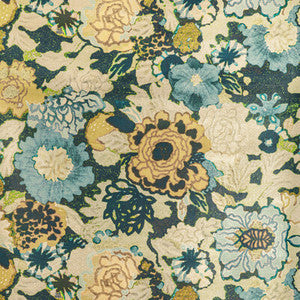 Lee Jofa Modern Wallpaper Arioso Paper Marine/Citron