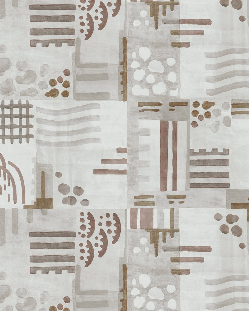 Lee Jofa Modern Wallcovering Limestone/Bark