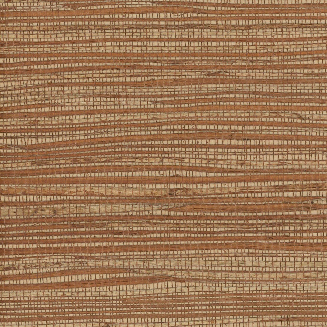 Mystic (Wp) # A27 Sienna by Maxwell Designer Wallpaper Grasscloth Wallcovering GRASSROOT BACKING: 90g NON WOVEN CHINA 36" x 8YD - Swanky Fabrics -
