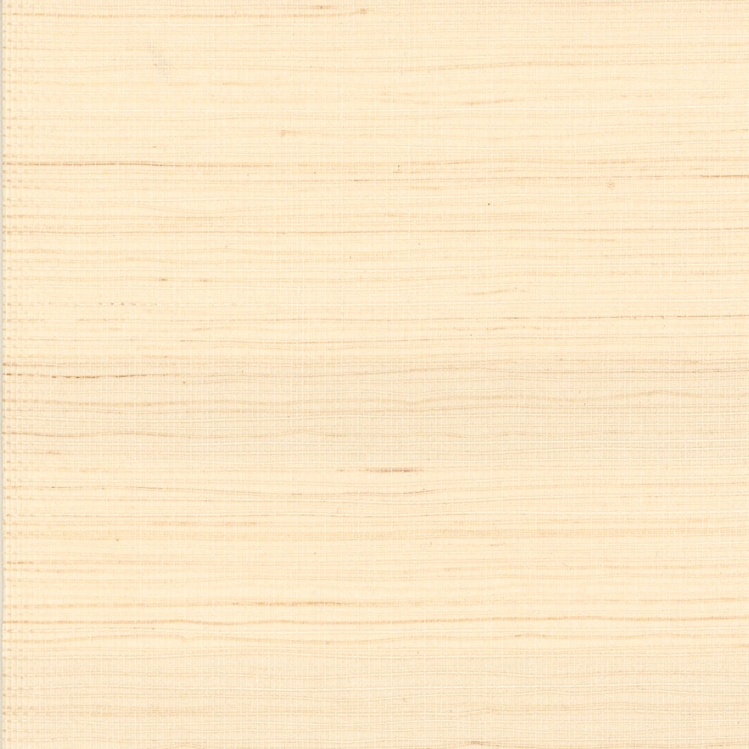 Zircon (Wp) # A4 Ivory by Maxwell Designer Wallpaper Grasscloth Wallcovering ABACA BACKING: 120g NON WOVEN CHINA 36" x 8YD - Swanky Fabrics -