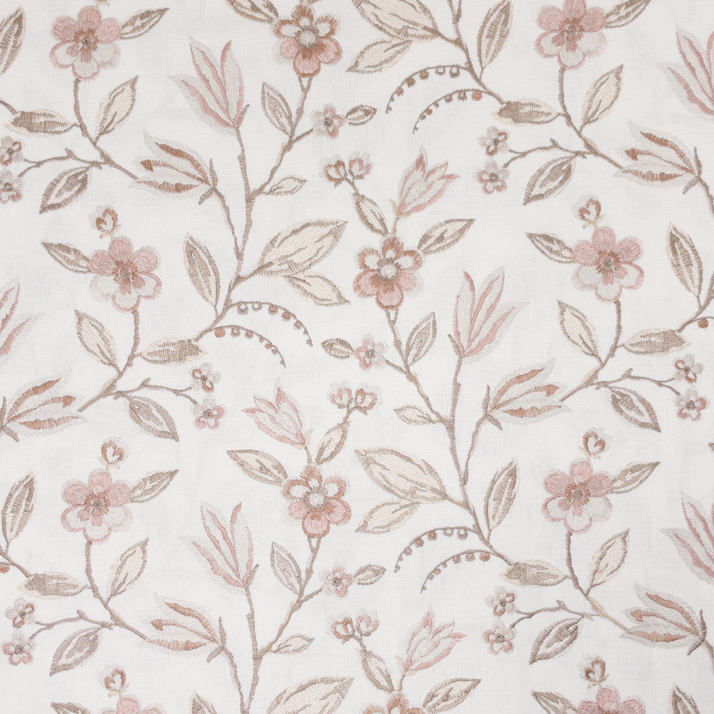 Gwyneth 1 Blush by Stout Designer Fabric RAINBOW LIBRARY CAMELLIA/CLAY 58%COT 42%POL %REMB INDIA FLAME RETARDANT-U.F.A.C. CLASS 1 CATB 117-2013 WYZENBEEK 9 000 DOUBLE RUB WEAR TEST (MEDIUM DUTY) Horizontal: 8.875 and Vertical: 6.250 52 in - Swanky Fabrics -