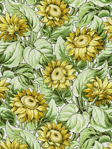 Grey Watkins Fabric Sunflower Print Harvest GW166310001