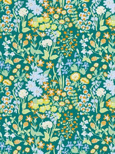 Grey Watkins Fabric Nymph Floral Emerald Multi GW166300002