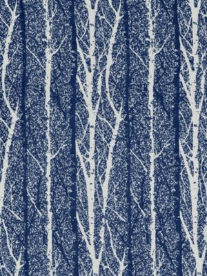 Birch Weave Cobalt GW272050004 by Grey Watkins Designer Fabric BREEZE 88% COTTON 12% POLYESTER INDIA MEDIUM DUTY Horizontal: 33" and Vertical: 13.5" 52 - Swanky Fabrics -