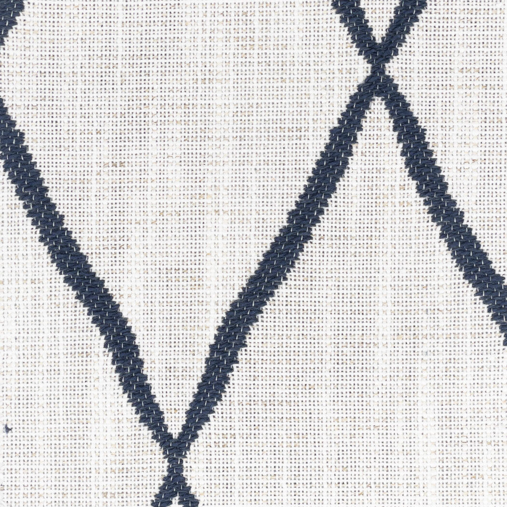 Gypsy 1 Ink by Stout Designer Fabric LIVING IS EASY LAKE/OCEAN 56%POL 35%COT 7%SVI 2%FLX USA Horizontal: 4.750 and Vertical: 9.125 56 in - Swanky Fabrics -