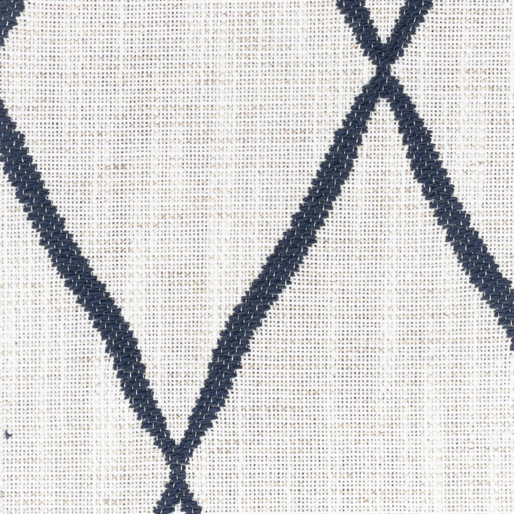 Gypsy 1 Ink by Stout Designer Fabric LIVING IS EASY LAKE/OCEAN 56%POL 35%COT 7%SVI 2%FLX USA Horizontal: 4.750 and Vertical: 9.125 56 in - Swanky Fabrics -