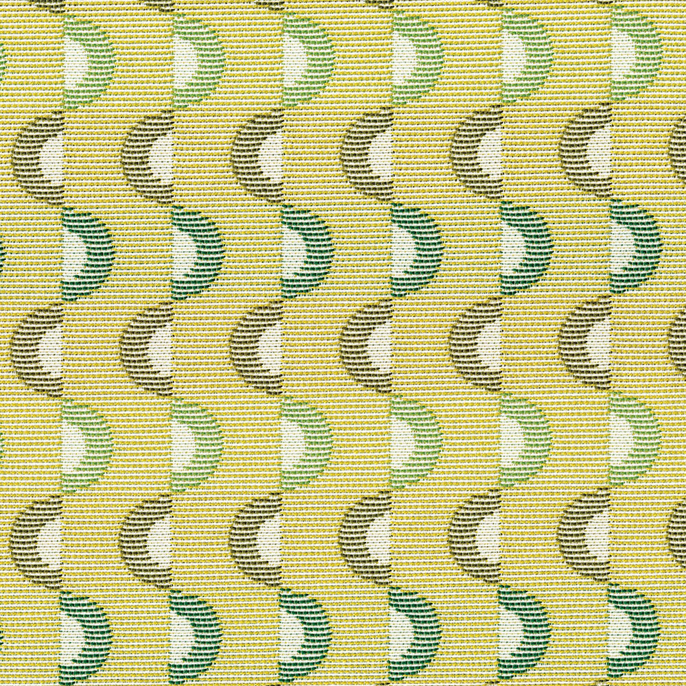 Gyre 522 Lemon by Seaqual Designer Fabric Gyre 78% Polyester,22% Seaqual Polyester 102,000 Double Rubs (Wyzenbeek) </p><p>Repeat: Horizontal: 1.875 in. (4.763 cm) across the roll and Vertical: 6.675 in. (16.955 cm) up the roll 55 in. (140 cm) - Swanky Fabrics -