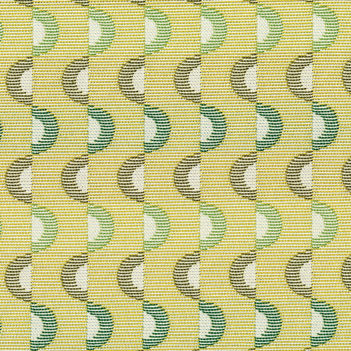 Gyre 522 Lemon by Seaqual Designer Fabric Gyre 78% Polyester,22% Seaqual Polyester 102,000 Double Rubs (Wyzenbeek) </p><p>Repeat: Horizontal: 1.875 in. (4.763 cm) across the roll and Vertical: 6.675 in. (16.955 cm) up the roll 55 in. (140 cm) - Swanky Fabrics -
