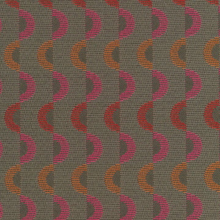 Gyre 614 Rosewood by Seaqual Designer Fabric Gyre 78% Polyester,22% Seaqual Polyester 102,000 Double Rubs (Wyzenbeek) </p><p>Repeat: Horizontal: 1.875 in. (4.763 cm) across the roll and Vertical: 6.675 in. (16.955 cm) up the roll 55 in. (140 cm) - Swanky Fabrics -