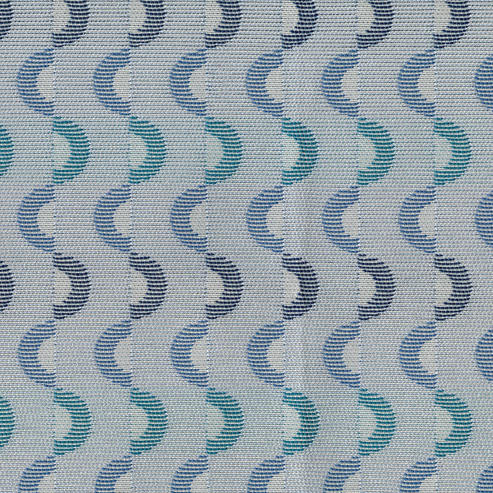Gyre 724 Aquarium by Seaqual Designer Fabric Gyre 78% Polyester,22% Seaqual Polyester 102,000 Double Rubs (Wyzenbeek) </p><p>Repeat: Horizontal: 1.875 in. (4.763 cm) across the roll and Vertical: 6.675 in. (16.955 cm) up the roll 55 in. (140 cm) - Swanky Fabrics -