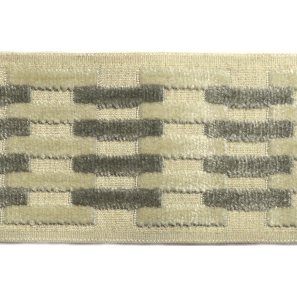 Gothenburg Gray by Europatex Designer Fabric Gothenburg 57% Rayon, 32% Polyester, 11% Linen 3.50 inches - Swanky Fabrics -