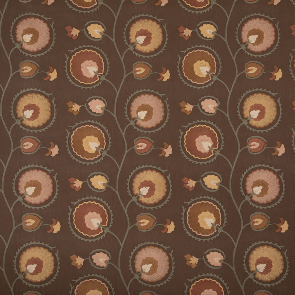 Greta Tobacco A1395-01 by 29 Park Designer Fabric