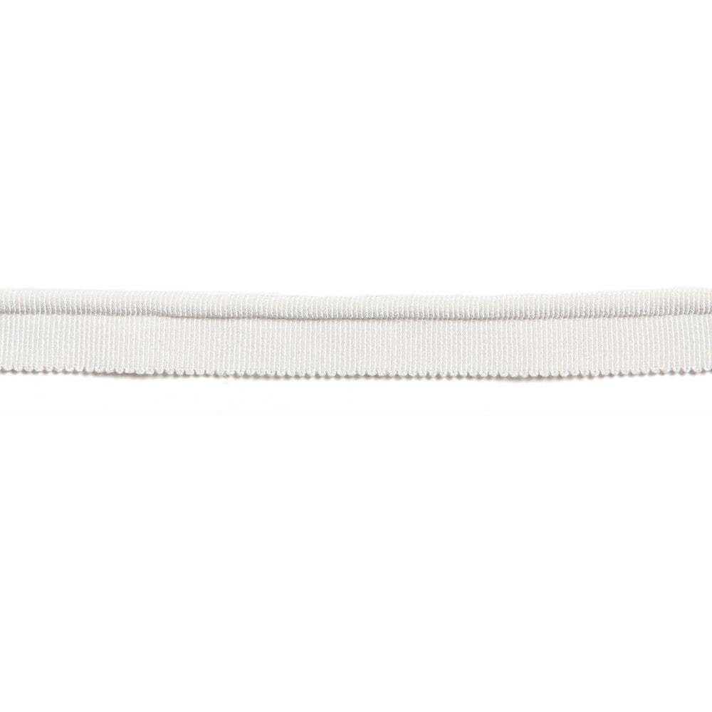 Hellenic Key Grosgrain Lip Cord Pearl by Europatex Designer Fabric Hellenic 45% Rayon, 31% Cotton, 23% Fibranne, 1% Polyester 0.25 inches - Swanky Fabrics -