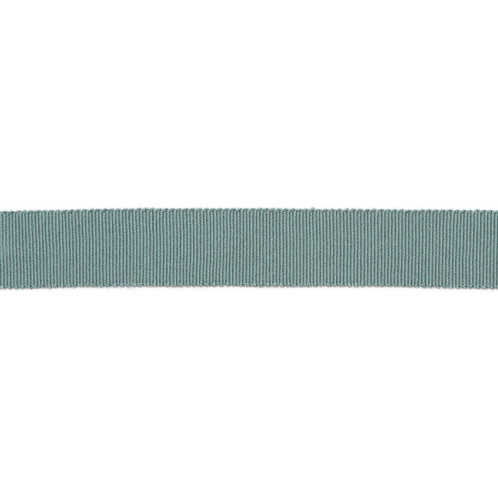 Versailles 7/8" Grosgrain Ribbon Tape Aqua by Europatex Designer Fabric Versailles 100% Rayon 0.88 inches - Swanky Fabrics -