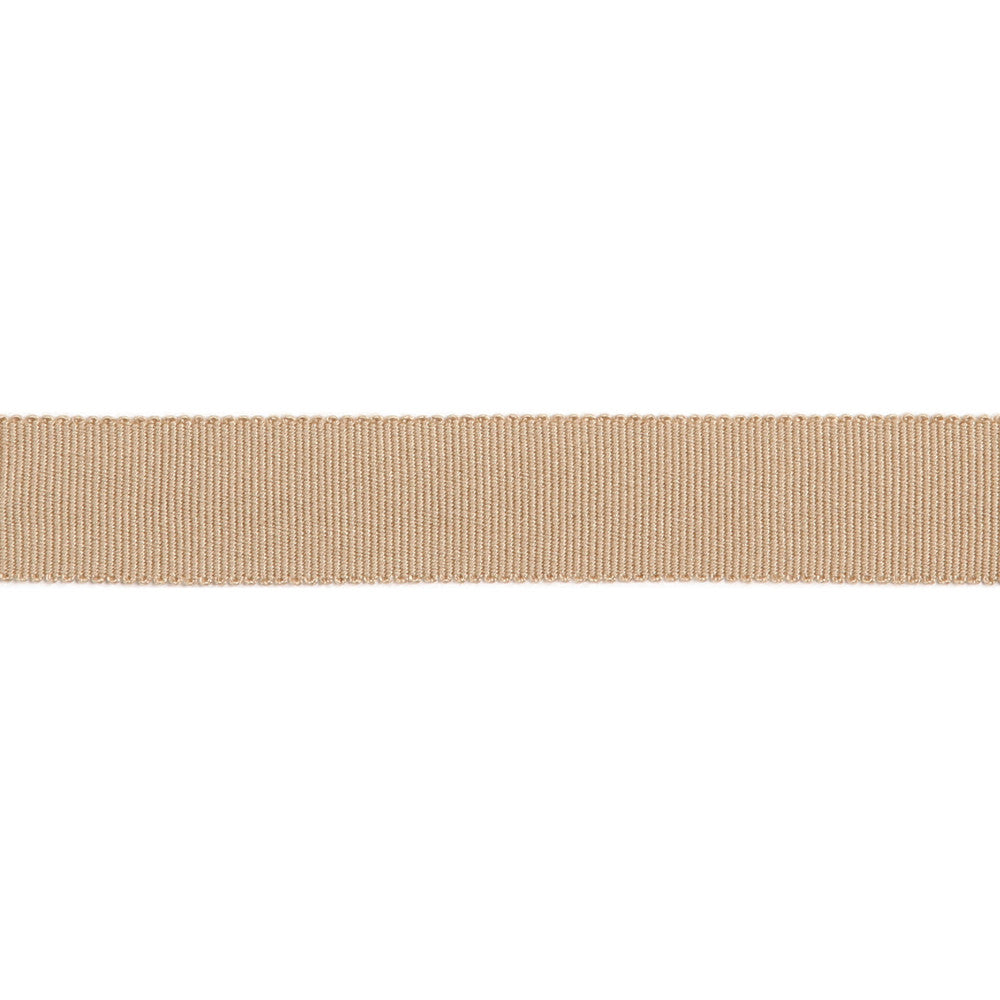 Versailles 7/8" Grosgrain Ribbon Tape Biscotti by Europatex Designer Fabric Versailles 100% Rayon 0.88 inches - Swanky Fabrics -