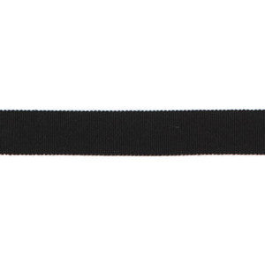 Europatex Fabric Versailles 7/8" Grosgrain Ribbon Tape Black