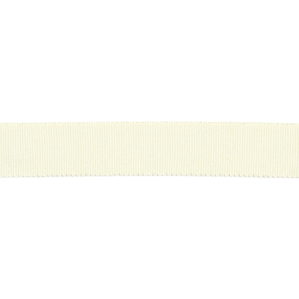 Versailles 7/8" Grosgrain Ribbon Tape Flaxen by Europatex Designer Fabric Versailles 100% Rayon 0.88 inches - Swanky Fabrics -