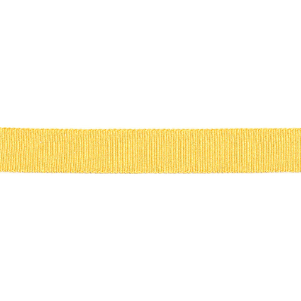 Versailles 7/8" Grosgrain Ribbon Tape Gold by Europatex Designer Fabric Versailles 100% Rayon 0.88 inches - Swanky Fabrics -
