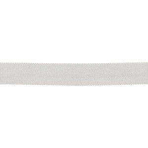 Europatex Fabric Versailles 7/8" Grosgrain Ribbon Tape Platinum
