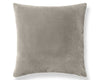 Georgia Suede Pillow 22 X 22 - Nickel H6GEORGPILL3762 by Scalamandre Designer Pillow