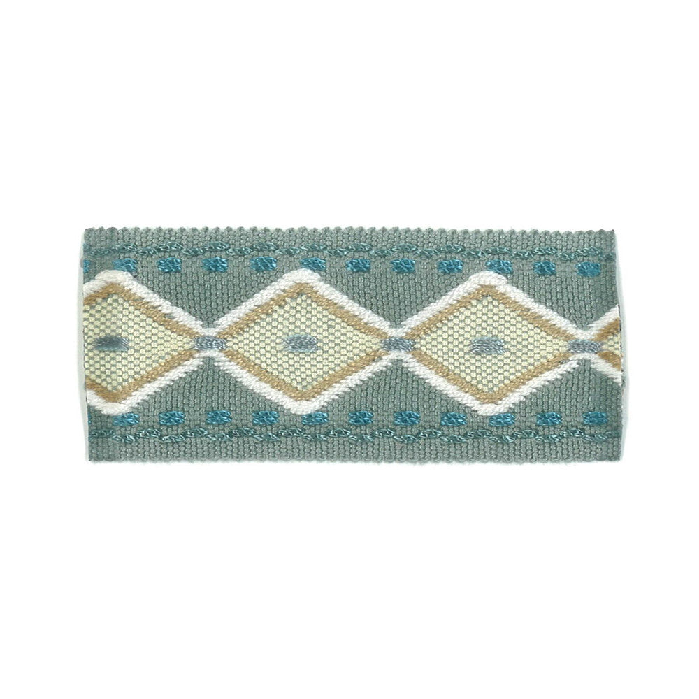 Halation 3 Caribbean by Stout Trim Stout Trim Halation 3 CaribbeanTrim NEW WORLD TRIM VOLUME II CHINA </p><p>Repeat: H: 1.000, V: 0.000 1.5 in - Fabric Carolina -
