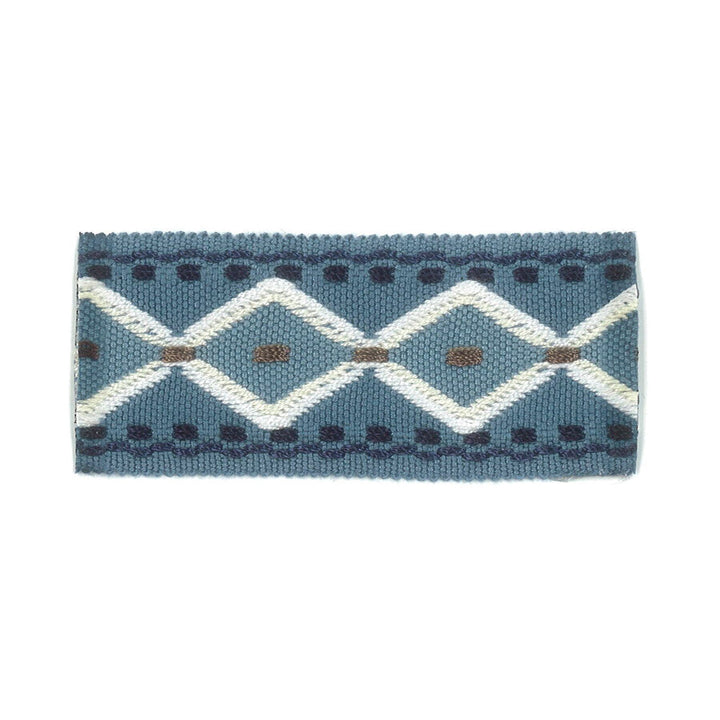 Halation 4 Cadet by Stout Trim Stout Trim Halation 4 CadetTrim NEW WORLD TRIM VOLUME II 100%SVI CHINA </p><p>Repeat: H: 1.000, V: 0.000 1.5 in - Fabric Carolina -