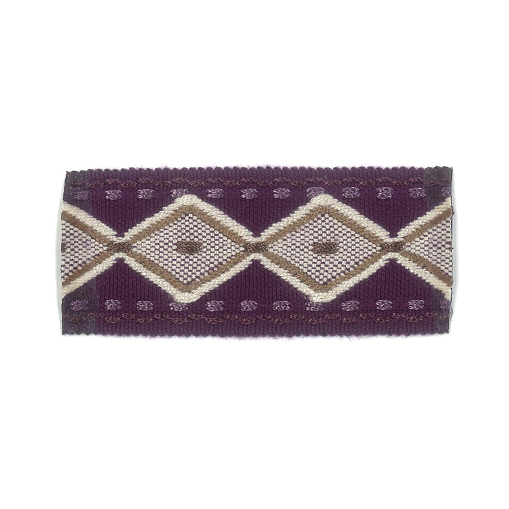 Halation 5 Violet by Stout Trim Stout Trim Halation 5 VioletTrim NEW WORLD TRIM VOLUME II CHINA </p><p>Repeat: H: 1.000, V: 0.000 1.5 in - Fabric Carolina -