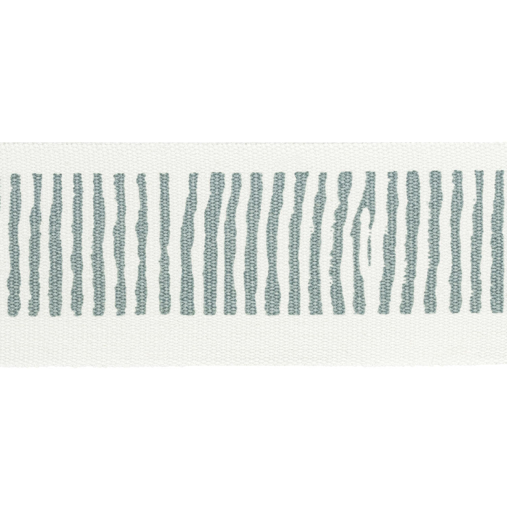 Halifax Tape 2 Robinsegg by Stout Designer Trim NATURAL BEAUTY TRIM 100%COT INDIA Horizontal: 2.500 and Vertical: 5.000 2.5 in - Swanky Fabrics -
