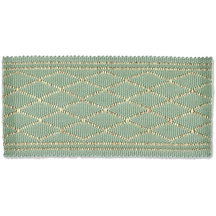 Hampton 4 Shoreline by Stout Designer Trim NEW WORLD TAPES & BORDERS 43%POL 37%ACR 12%MTL 8%SVI CHINA Horizontal: 0.875 and Vertical: 0 2 in - Swanky Fabrics -