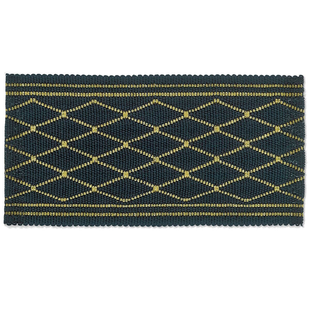 Hampton 5 Regency by Stout Designer Trim NEW WORLD TAPES & BORDERS 43%POL 37%ACR 12%MTL 8%SVI CHINA Horizontal: 0.875 and Vertical: 0 2 in - Swanky Fabrics -
