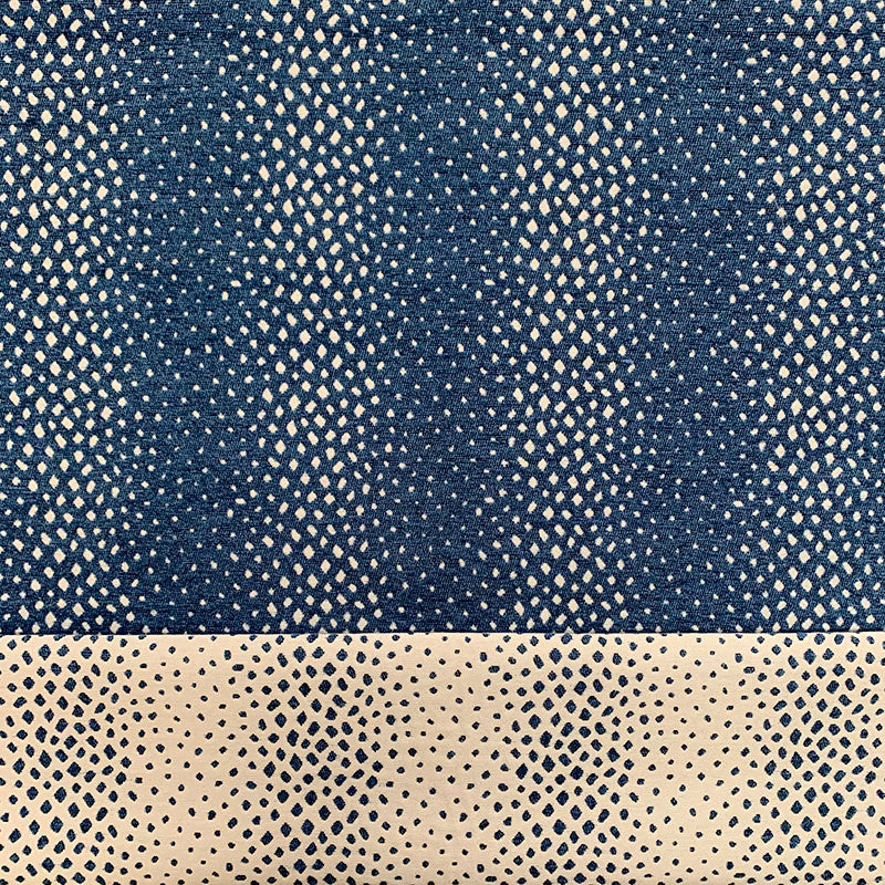 Hamza Sapphire by Magnolia Designer Fabric - 70Ray/30Poly China 50000 Horizontal: 14.6 and Vertical: 8.9 56" - Swanky Fabrics -