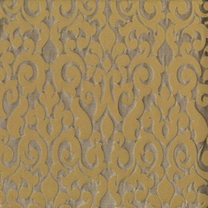 Handley Gold by Norbar Designer Fabric 62% POLYESTER 38% LINEN INDIA 17 3/4"V 9 7/8"H 54 - Swanky Fabrics -