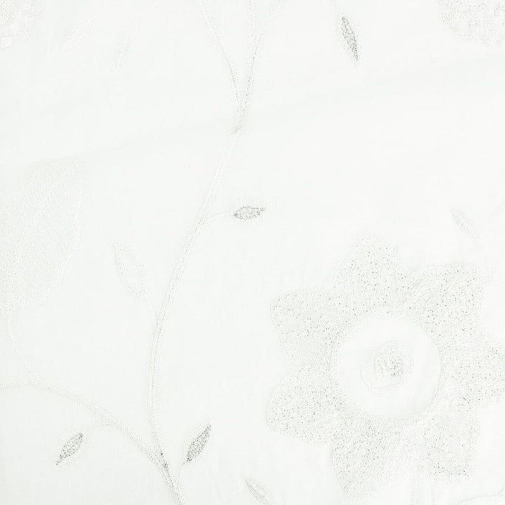 Hankering 1 Eggshell by Stout Designer Fabric COLOR MY WINDOW FROST/ALABASTER 100%COT %PEMB INDIA Horizontal: 25.5 and Vertical: 16 51 in - Swanky Fabrics -