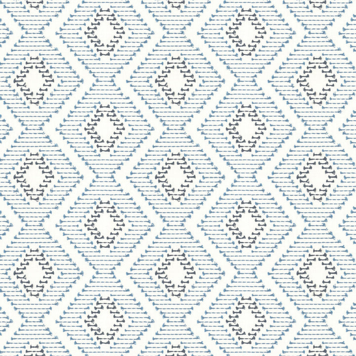 Harbison 1 Ocean by Stout Designer Fabric COLOR MY WINDOW BREEZE/INK 52%POL 48%COT %CEMB INDIA WYZENBEEK 30 000 DOUBLE RUB WEAR TEST (HEAVY DUTY) FLAME RETARDANT-U.F.A.C. CLASS 1 CATB 117-2013 Horizontal: 13.250 and Vertical: 9.000 53 in - Swanky Fabrics -