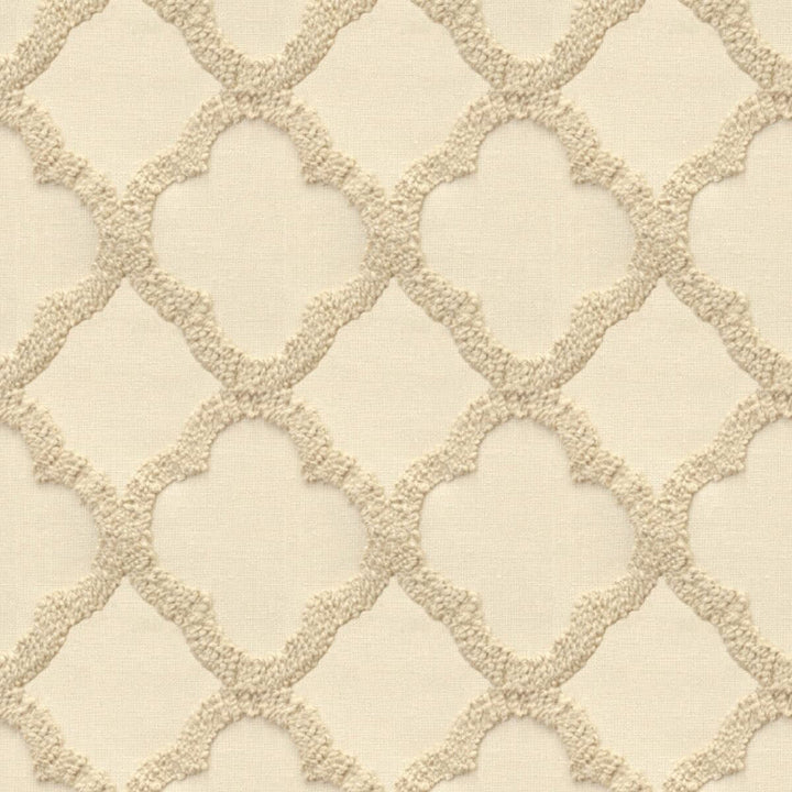 Harrison 1 Hemp by Stout Designer Fabric COLOR MY WINDOW EMBROIDERY/SNOW 100%POL %PEMB INDIA </p><p>Repeat: 4.875 51.5 in - Swanky Fabrics -