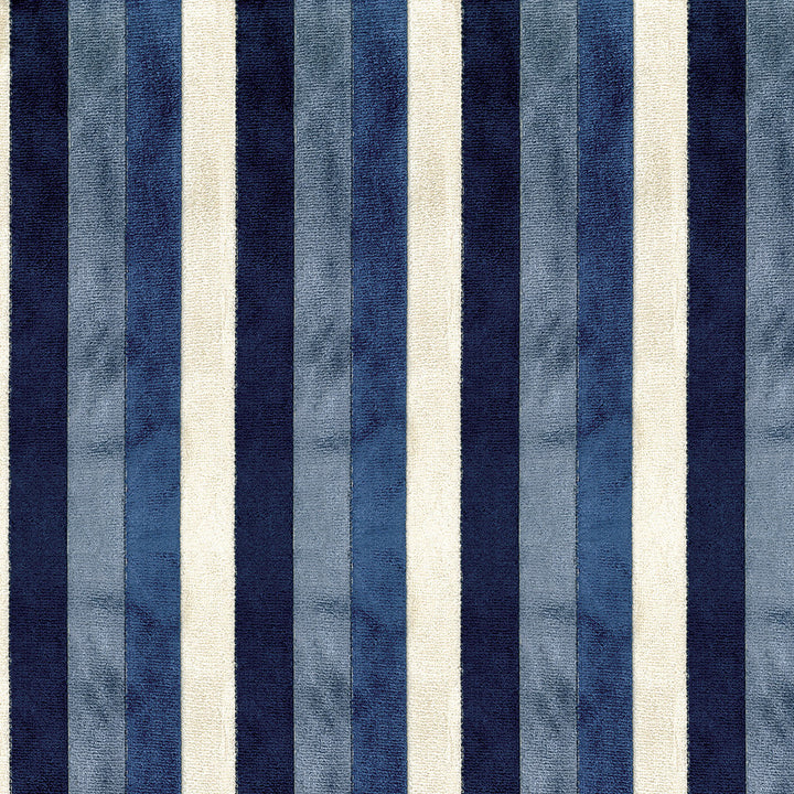 Hathaway 306 Indigo by ABBEYSHEA Designer Fabric 65% Polyester
35% Rayon CN 50,000 Double Rubs (Wyzenbeek) </p><p>Repeat: Horizontal: 3.9 in. (9.9 cm) up the roll and Vertical: 4.6 in. (11.7 cm) across the roll 55 in. (140 cm) - Swanky Fabrics -