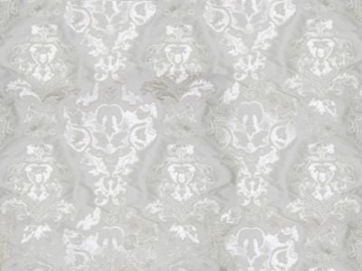 Palazzo Ricci Silk Ivory HC77850001 by Old World Weavers Designer Fabric 100% SILK INDIA MEDIUM DUTY Horizontal: 15.5" and Vertical: 18" 54 - Swanky Fabrics -