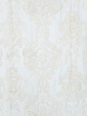 Palazzo Ricci Sheer Ivory HC77830008 by Old World Weavers Designer Fabric 100% SILK INDIA LIGHT DUTY Horizontal: 15.5" and Vertical: 18" 54 - Swanky Fabrics -