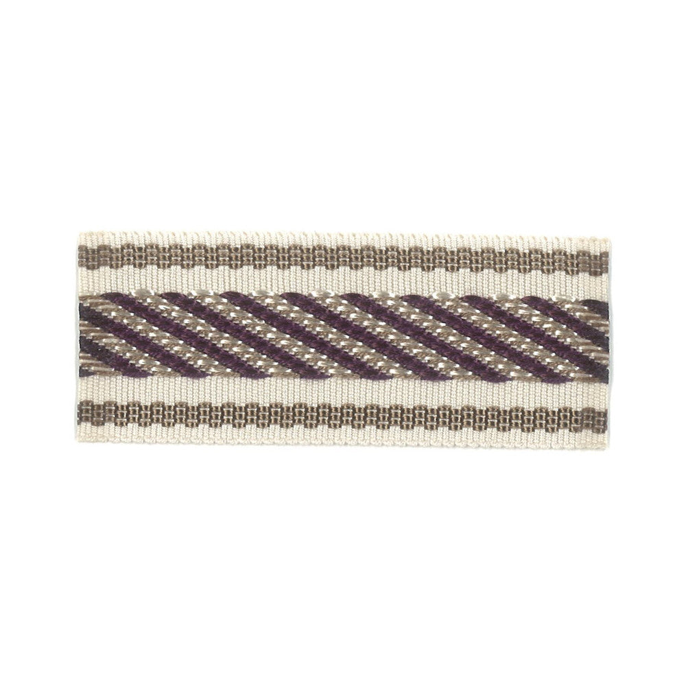 Helper 4 Plum by Stout Designer Trim New World Trim Volume Ii 100% Spun Viscose CHINA Horizontal: 0.375 and Vertical: 0 1.5 in - Swanky Fabrics -