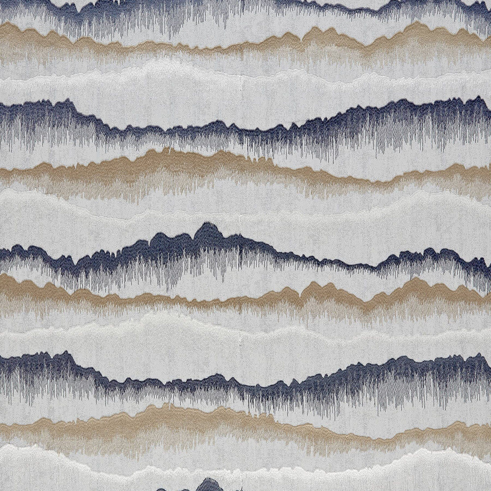 Herndon 3 Slate by Marcus William Designer Fabric KAI/MARCUS WILLIAM ARAVALLI 73%POL 27%SVI INDIA PERFORMANCE RATED FABRIC FLAME RETARDANT-U.F.A.C. CLASS 1 CATB 117-2013 WYZENBEEK 51 000 DOUBLE RUB WEAR TEST (HEAVY DUTY) Horizontal: 25.125 and Vertical: 15.375 50.75 in - Swanky Fabrics -