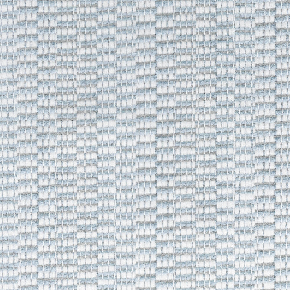 Hialeah 1 Breeze by Stout Designer Fabric LIVING IS EASY BREEZE/SKY 100%POL CHINA Horizontal: 2.250 and Vertical: 0.250 55 in - Swanky Fabrics -