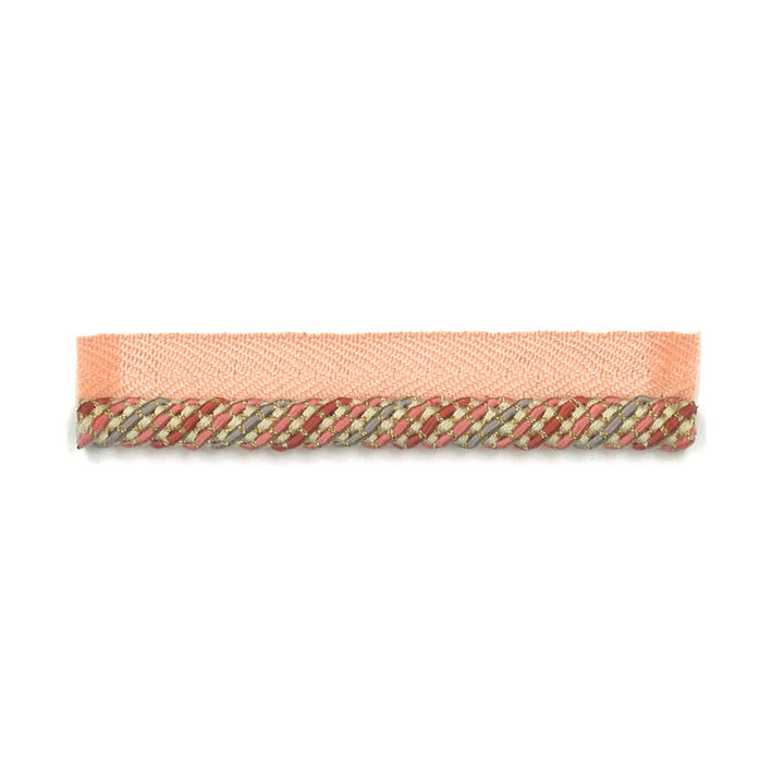 Hickory 10 Coral by Stout Designer Trim New World Trim Volume Ii 56% Cotton 22% Spun Viscose 15% Polyester 6% Metallic 1% Nylon CHINA Horizontal: 0.75 and Vertical: 0 0.25 in - Swanky Fabrics -